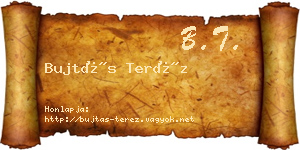 Bujtás Teréz névjegykártya